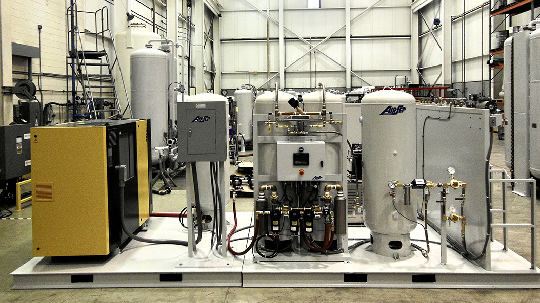 Single oxygen plant